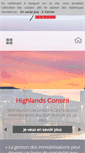 Mobile Screenshot of highlands-conseil.com
